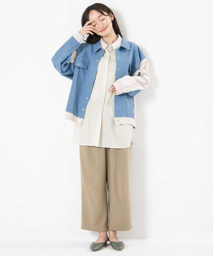 FONTLAB デニムコンビMA-1