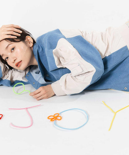 FONTLAB デニムコンビMA-1