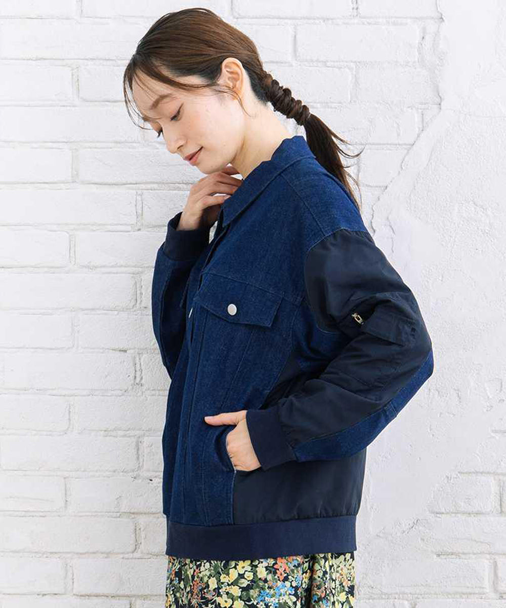 FONTLAB デニムコンビMA-1