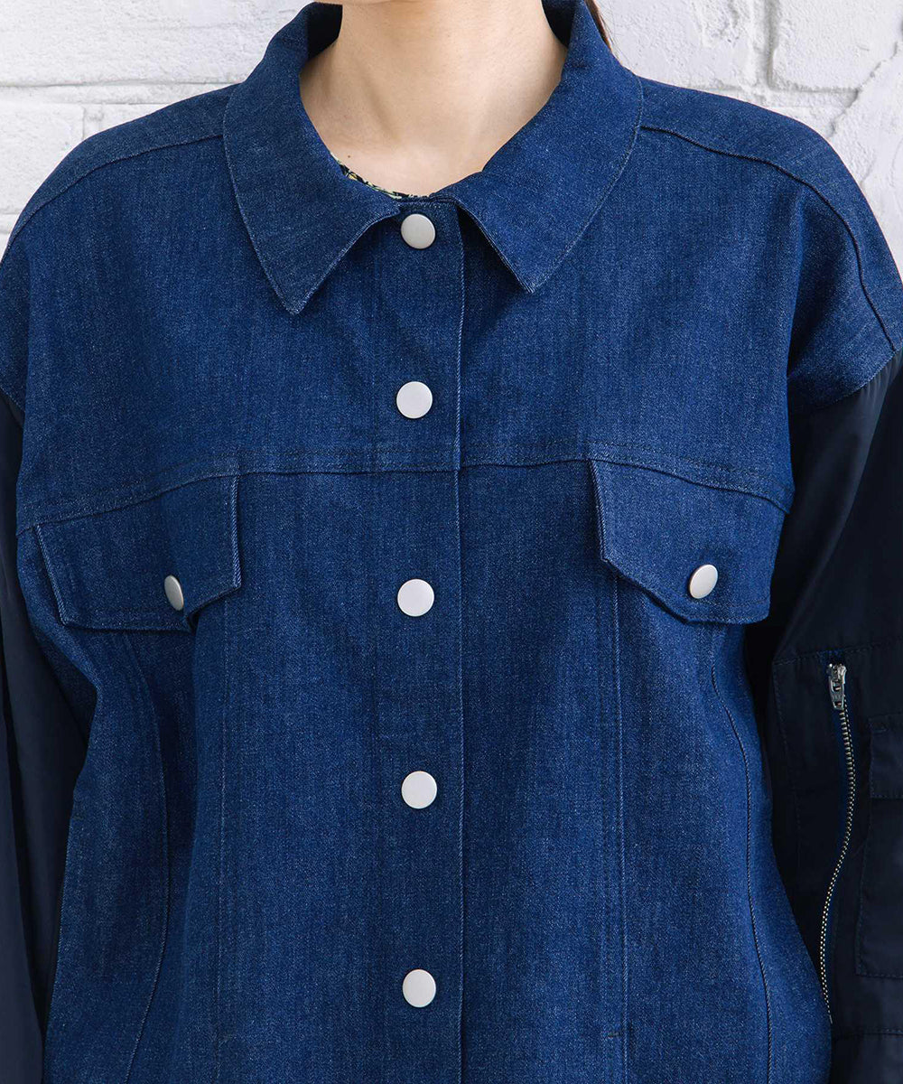 FONTLAB デニムコンビMA-1