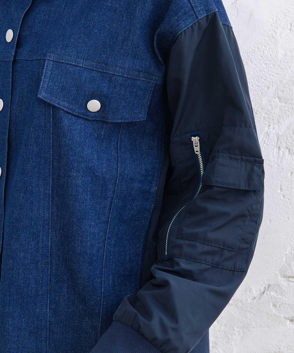 FONTLAB デニムコンビMA-1