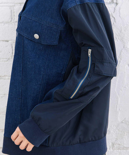 FONTLAB デニムコンビMA-1