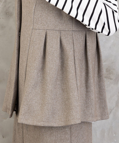 FONTLAB モックツイストクロスジレ×ワイドパンツセットアップ