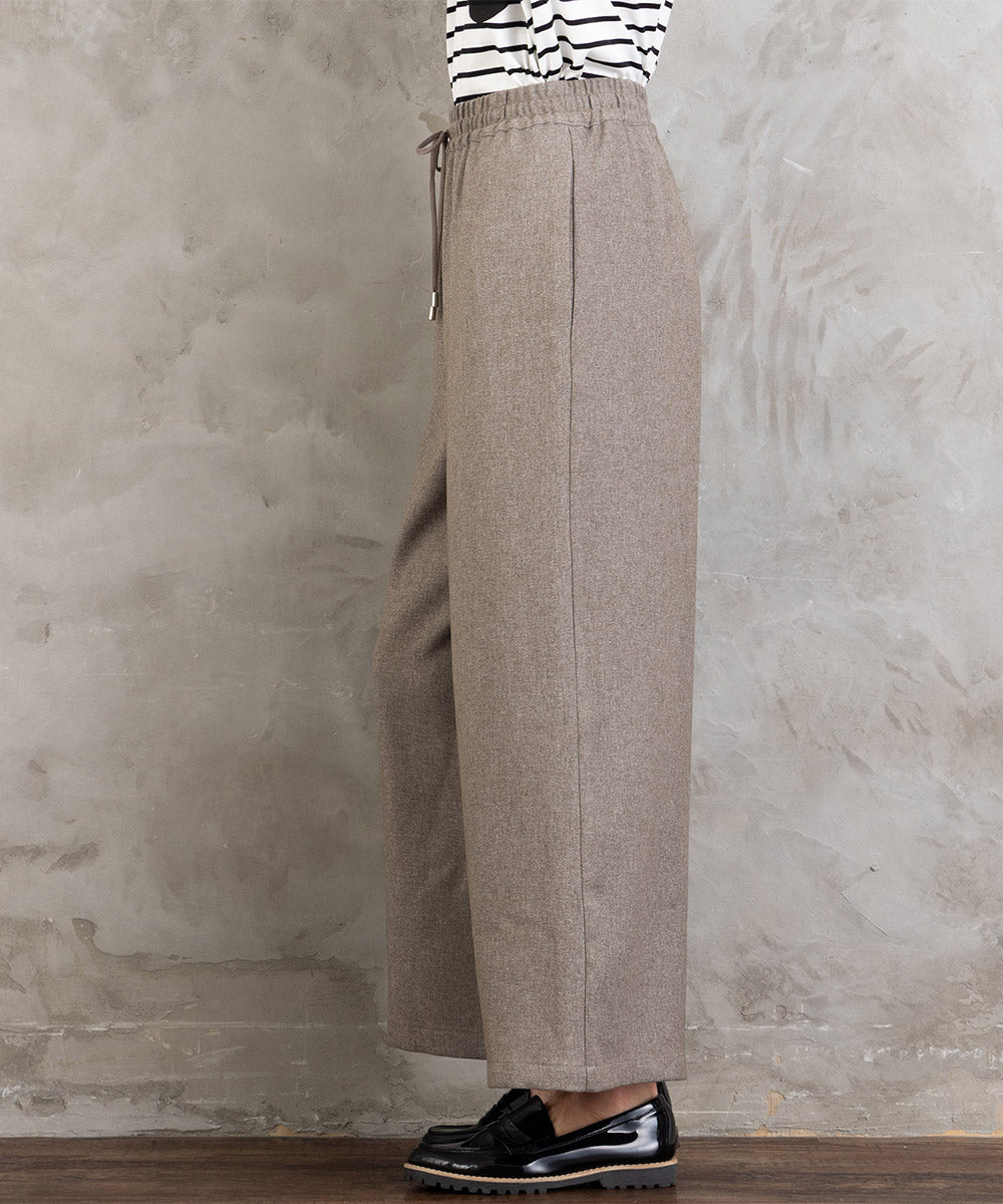 FONTLAB モックツイストクロスジレ×ワイドパンツセットアップ