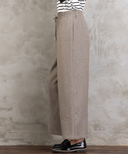 FONTLAB モックツイストクロスジレ×ワイドパンツセットアップ