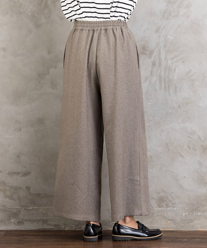 FONTLAB モックツイストクロスジレ×ワイドパンツセットアップ