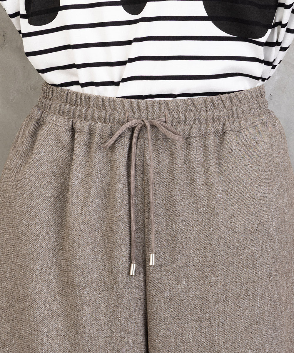 FONTLAB モックツイストクロスジレ×ワイドパンツセットアップ