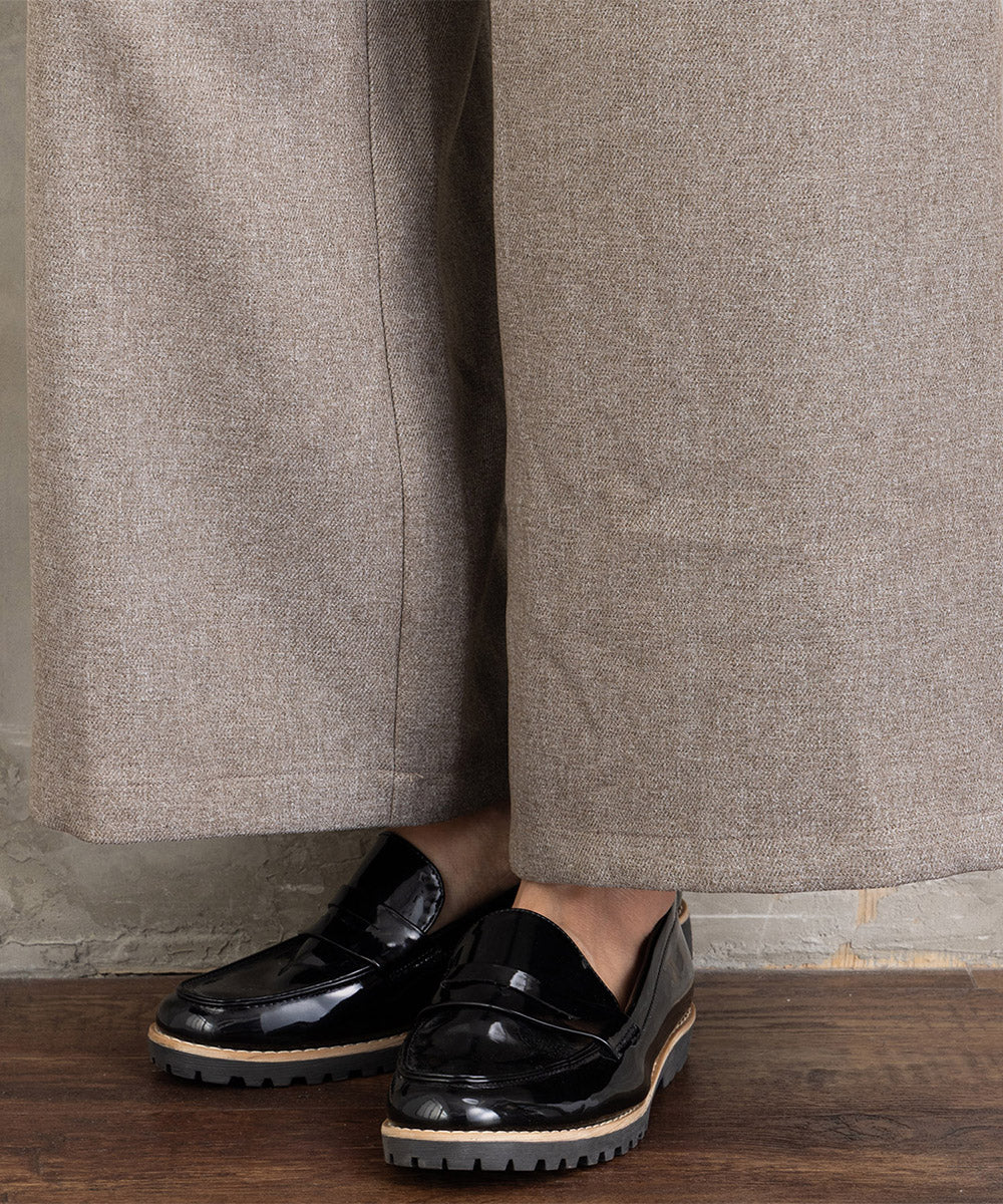 FONTLAB モックツイストクロスジレ×ワイドパンツセットアップ