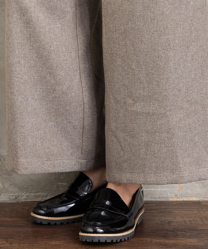 FONTLAB モックツイストクロスジレ×ワイドパンツセットアップ