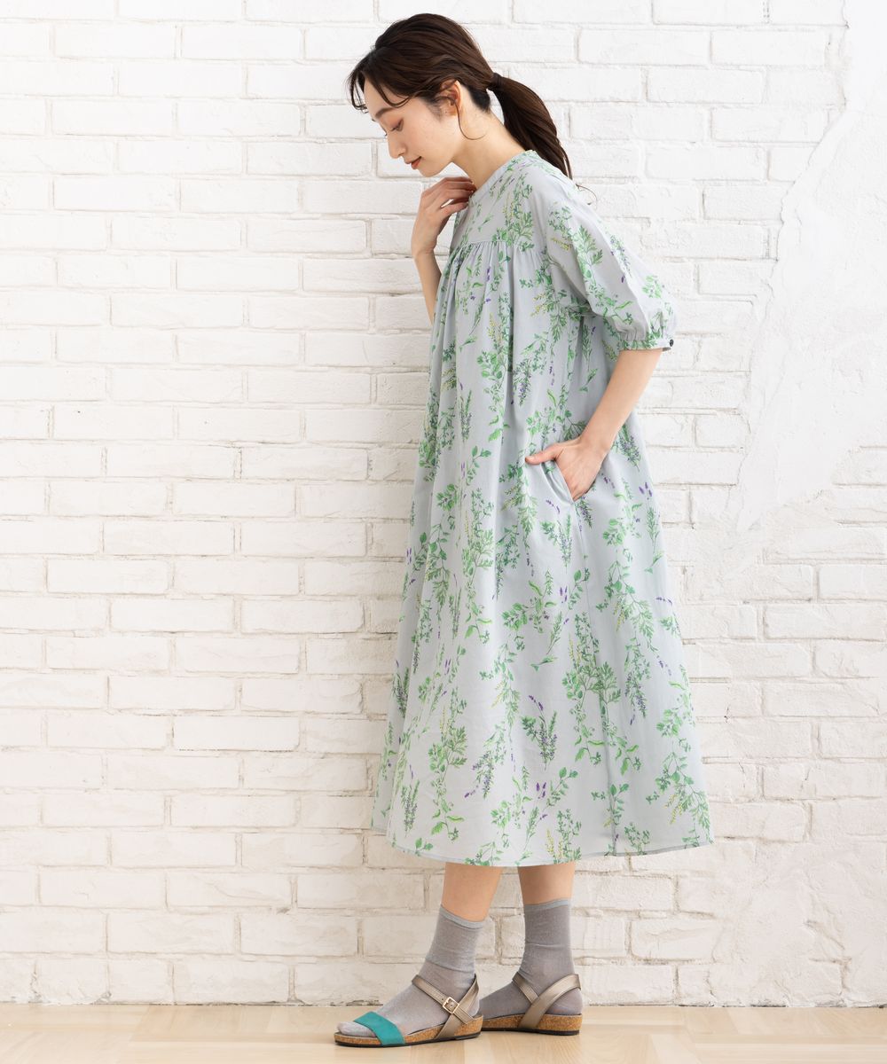 21号(6L～) ハーブプリントワンピース