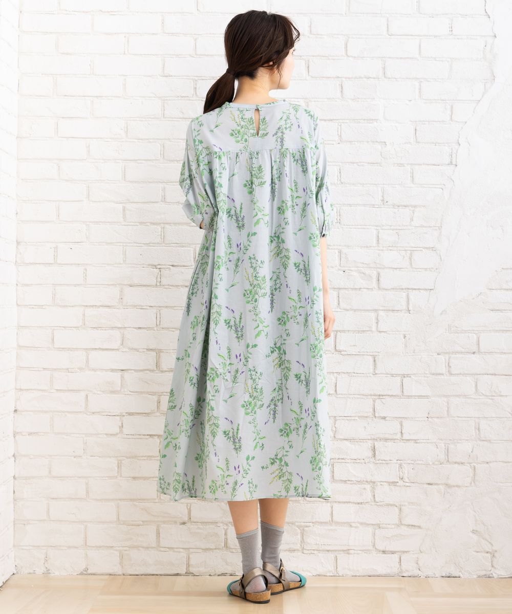 21号(6L～) ハーブプリントワンピース
