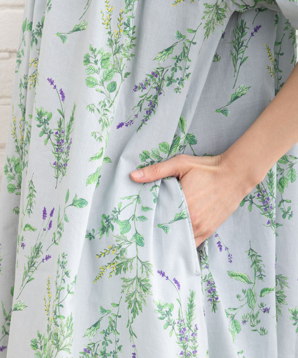 21号(6L～) ハーブプリントワンピース