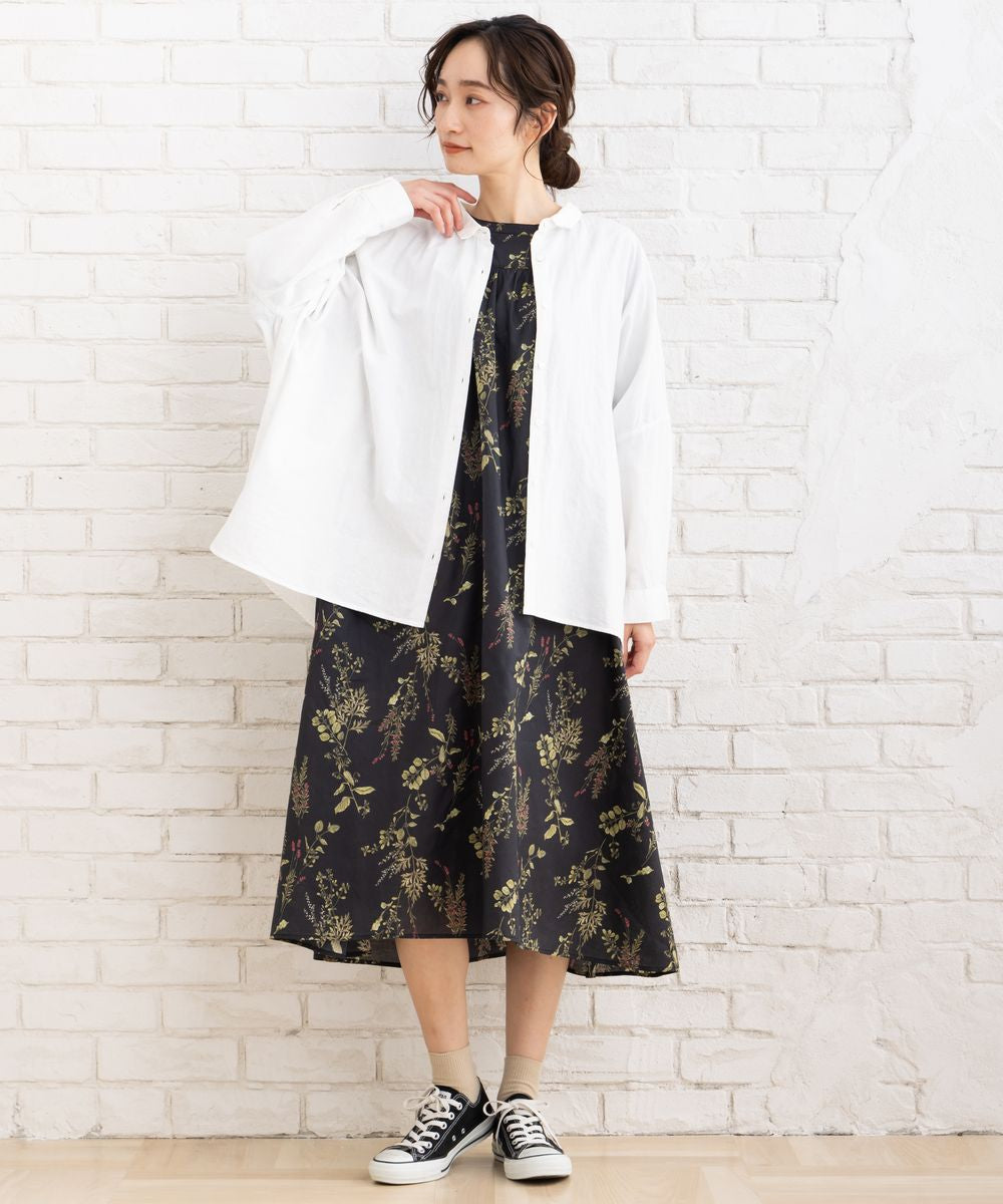 ハーブプリントワンピース