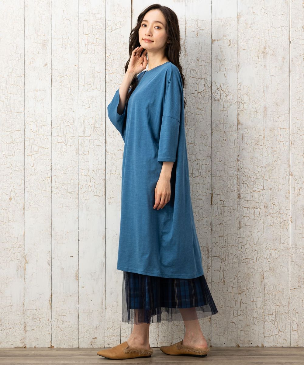 サブストリート 大きいサイズ レディース ワンピース カットソー 長袖｜sabstreet my standard(サブストリートマイスタンダード)
