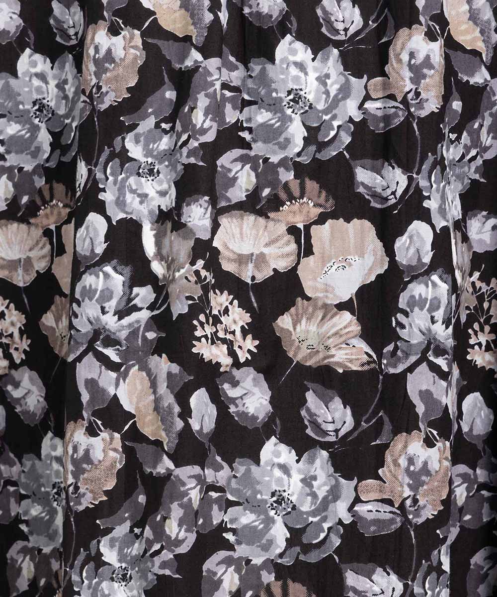 スプレッドフラワープリントチュニック