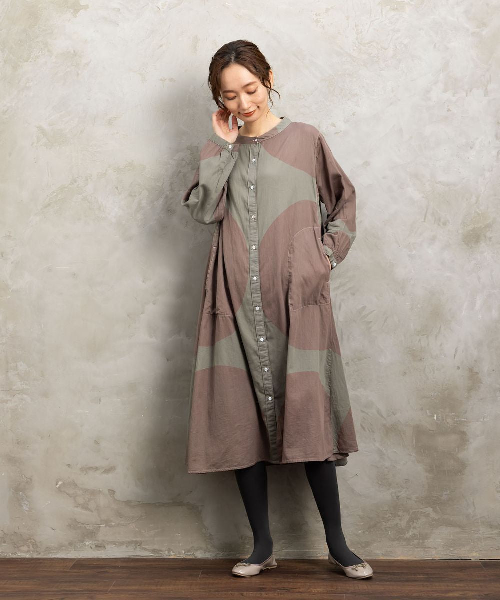 コードコットンメガドットワンピース