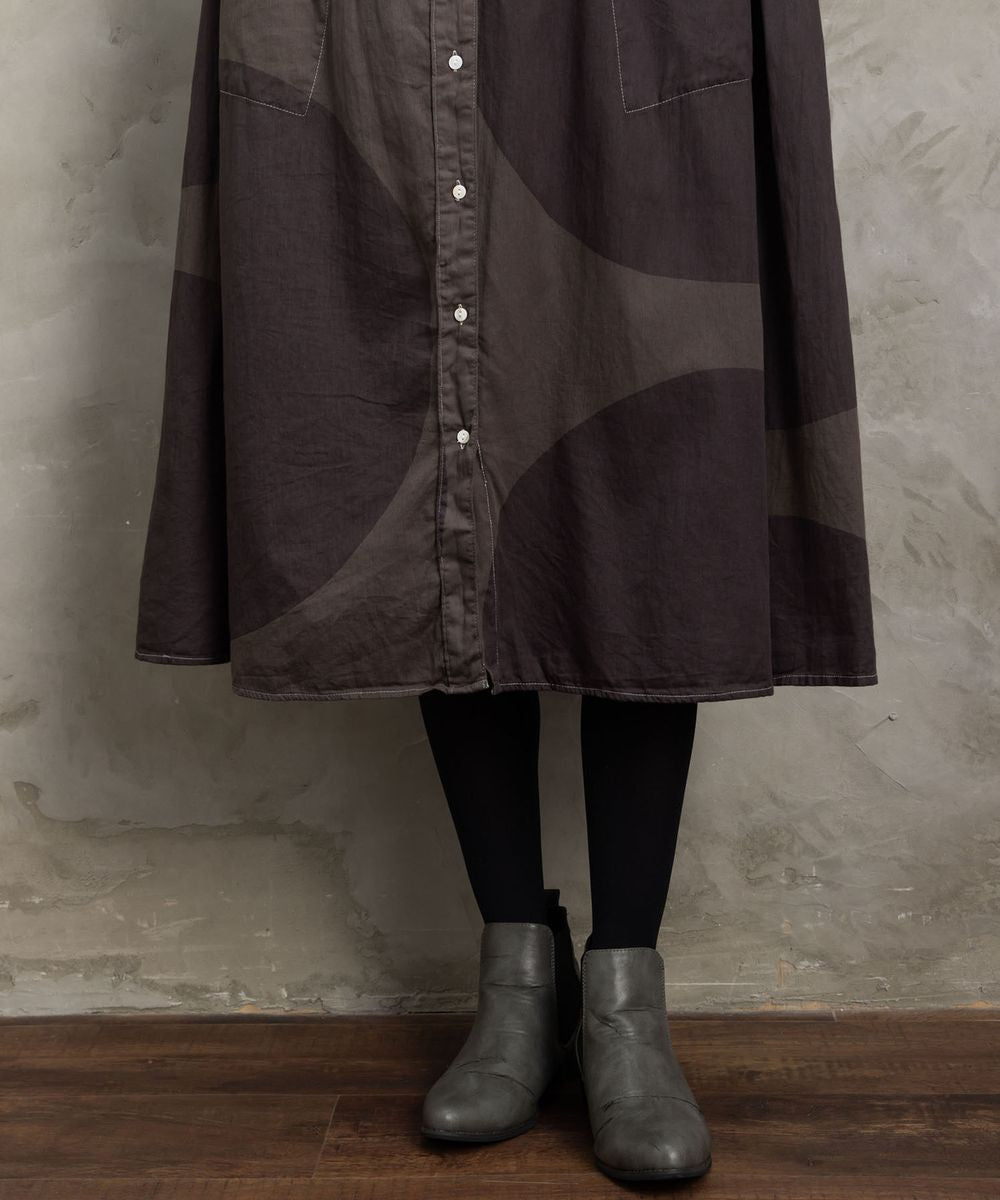 コードコットンメガドットワンピース