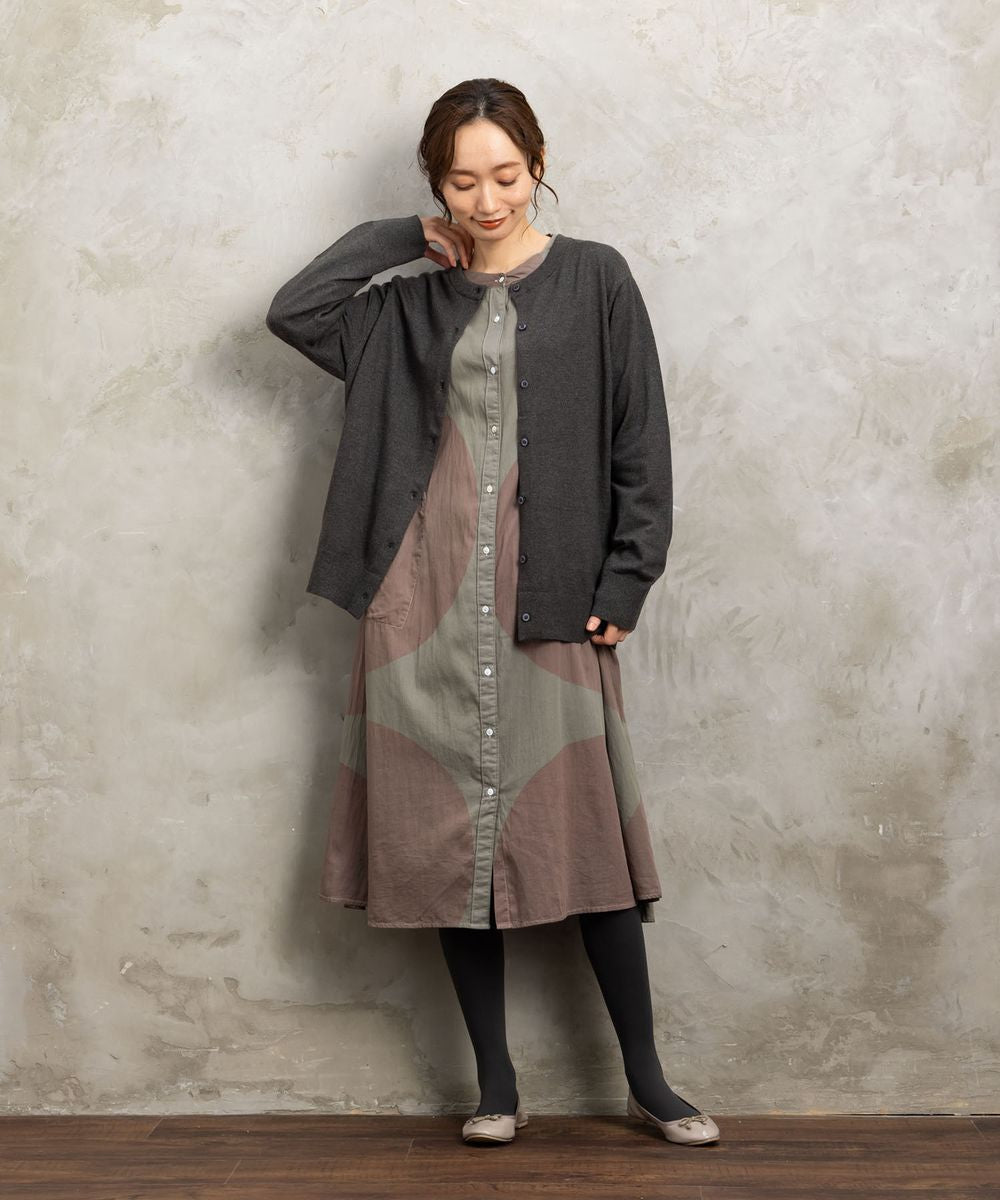 コードコットンメガドットワンピース