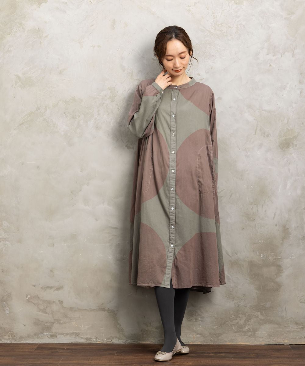 コードコットンメガドットワンピース