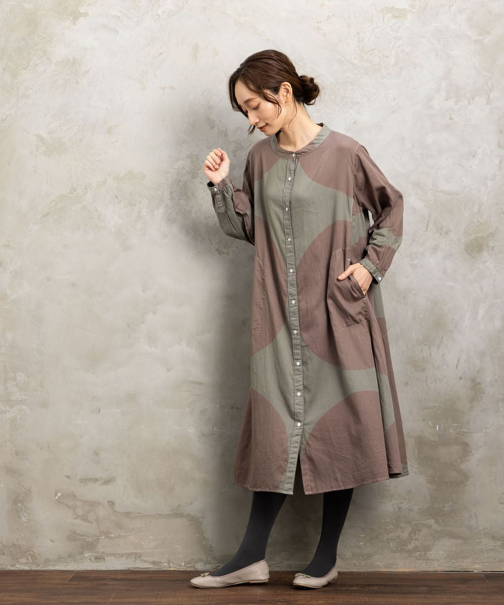 コードコットンメガドットワンピース