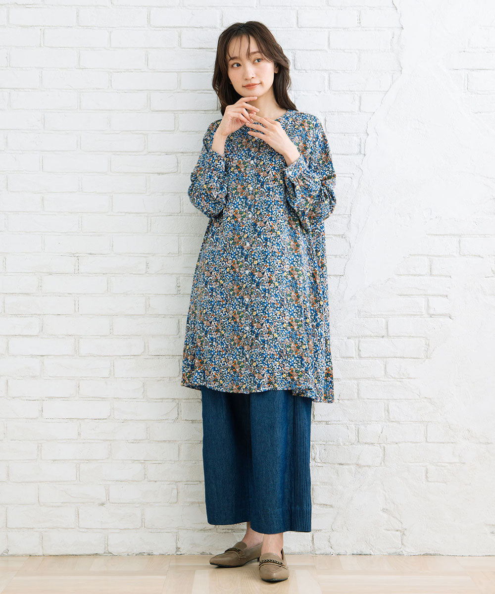 21号(6L～) フラワープリントチュニック