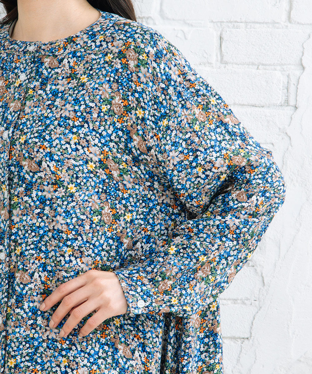 フラワープリントチュニック