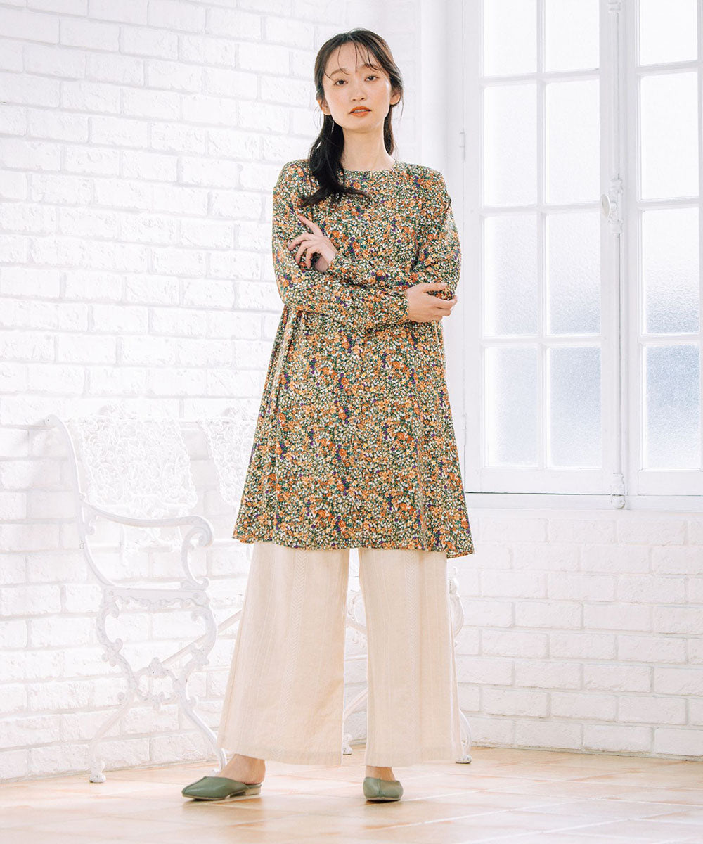 21号(6L～) フラワープリントチュニック