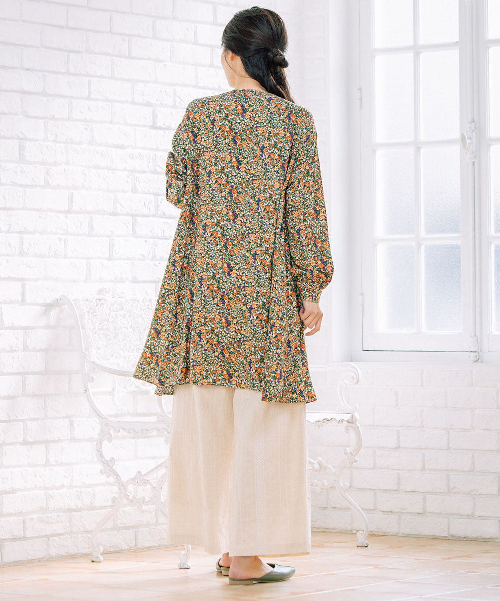 21号(6L～) フラワープリントチュニック