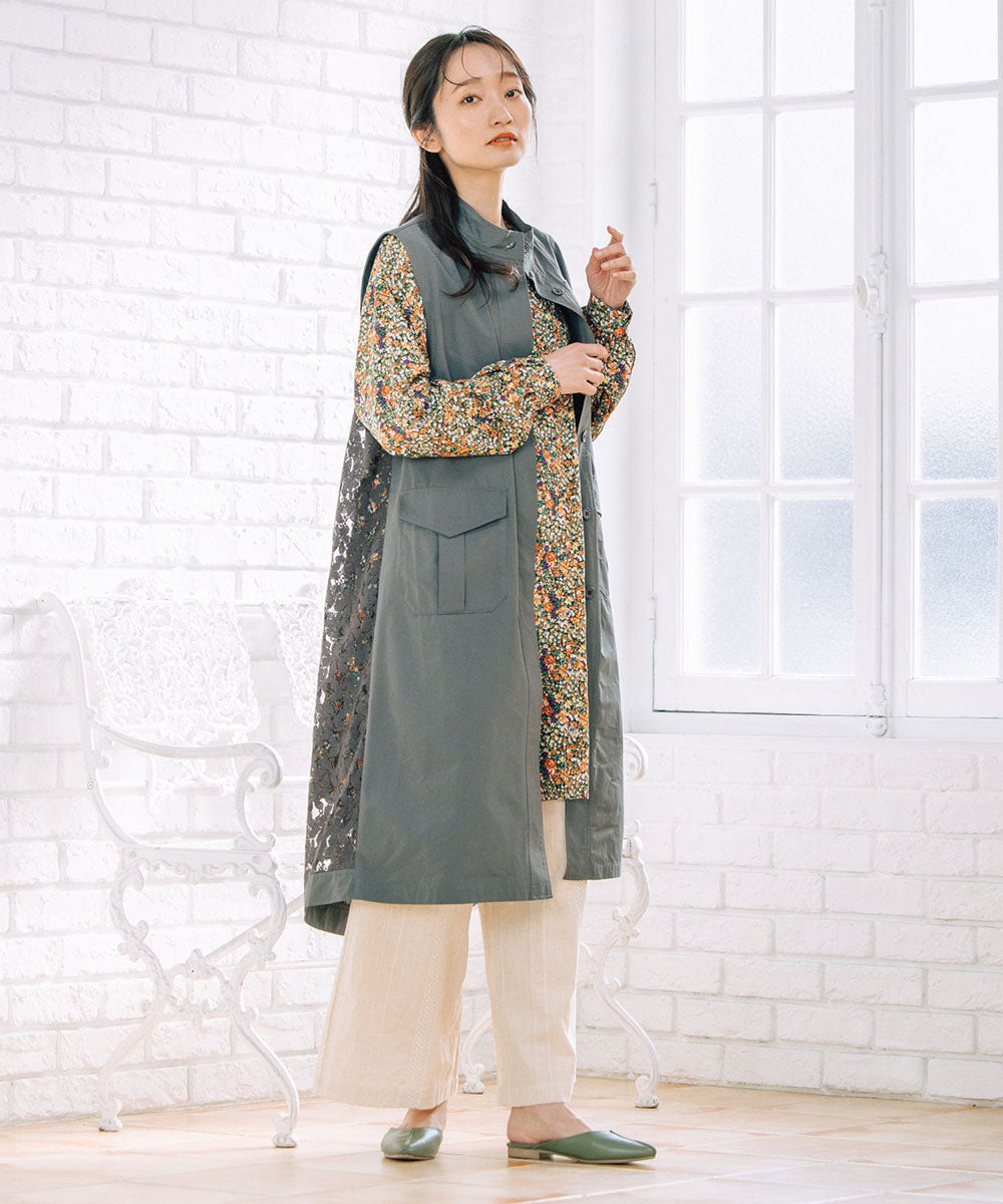 フラワープリントチュニック