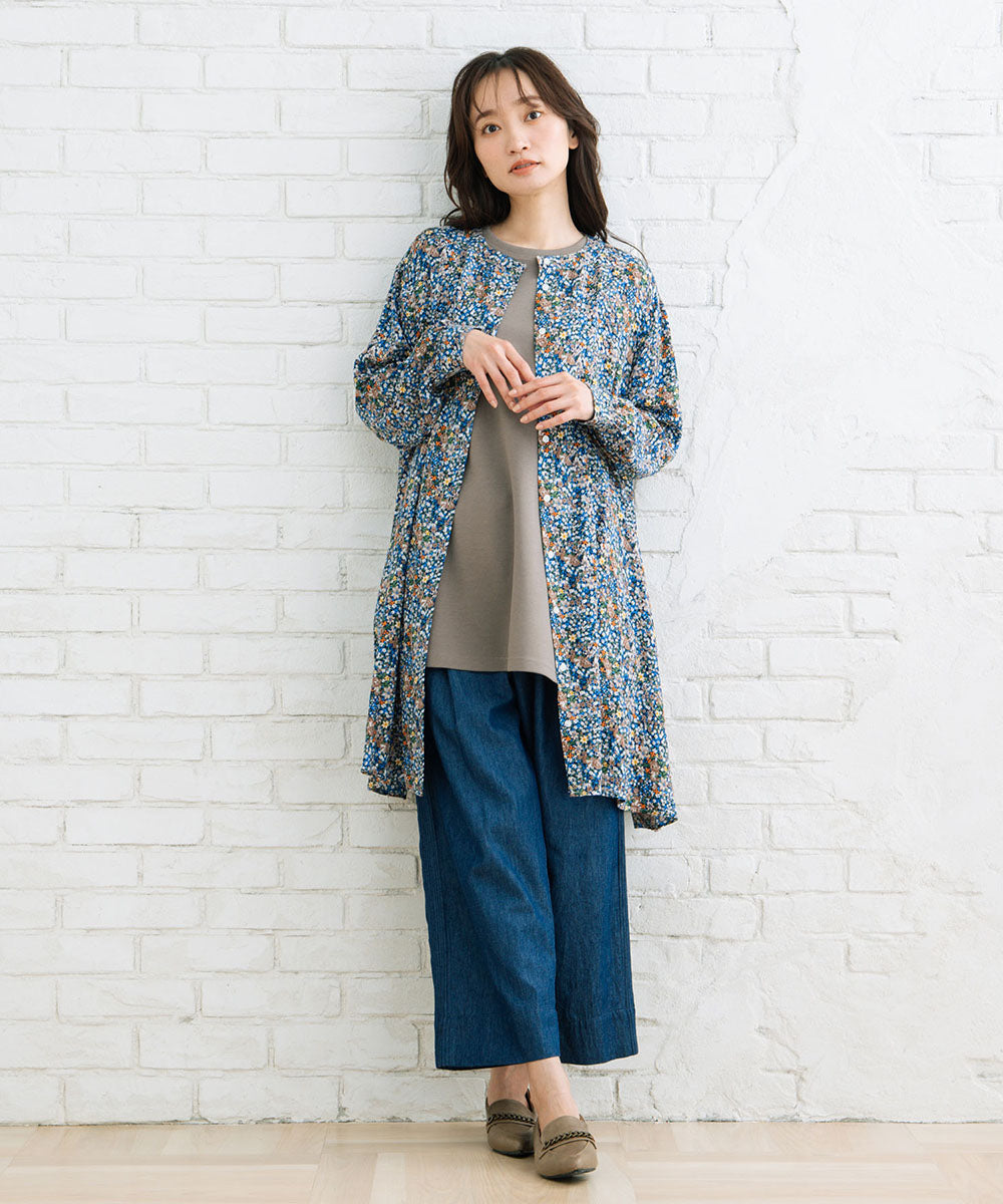 21号(6L～) フラワープリントチュニック