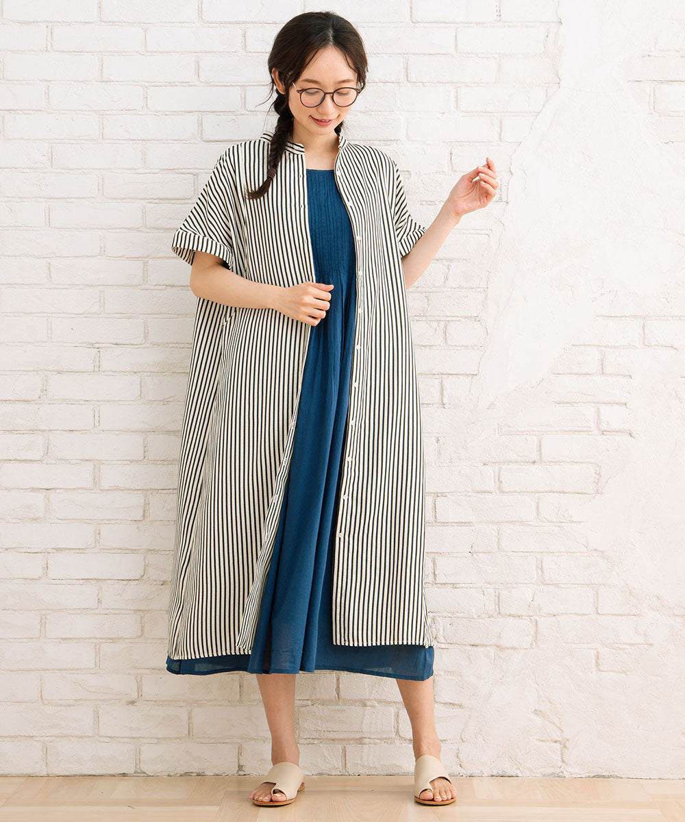 FONTLAB ドビーストライプサッカーワンピース