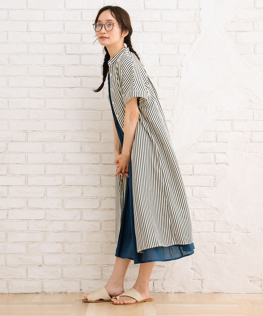 FONTLAB ドビーストライプサッカーワンピース