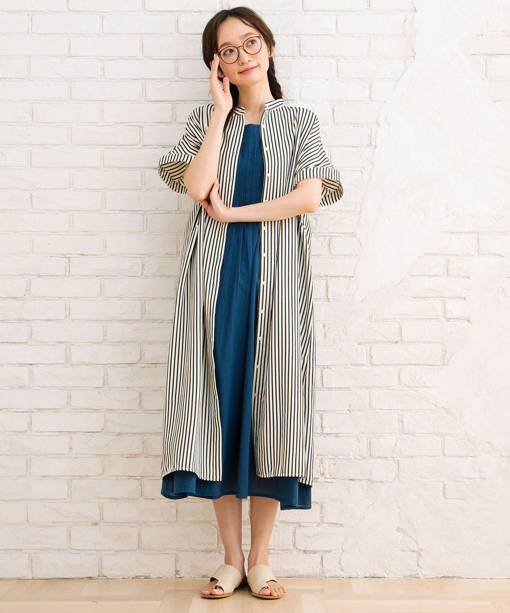 FONTLAB ドビーストライプサッカーワンピース