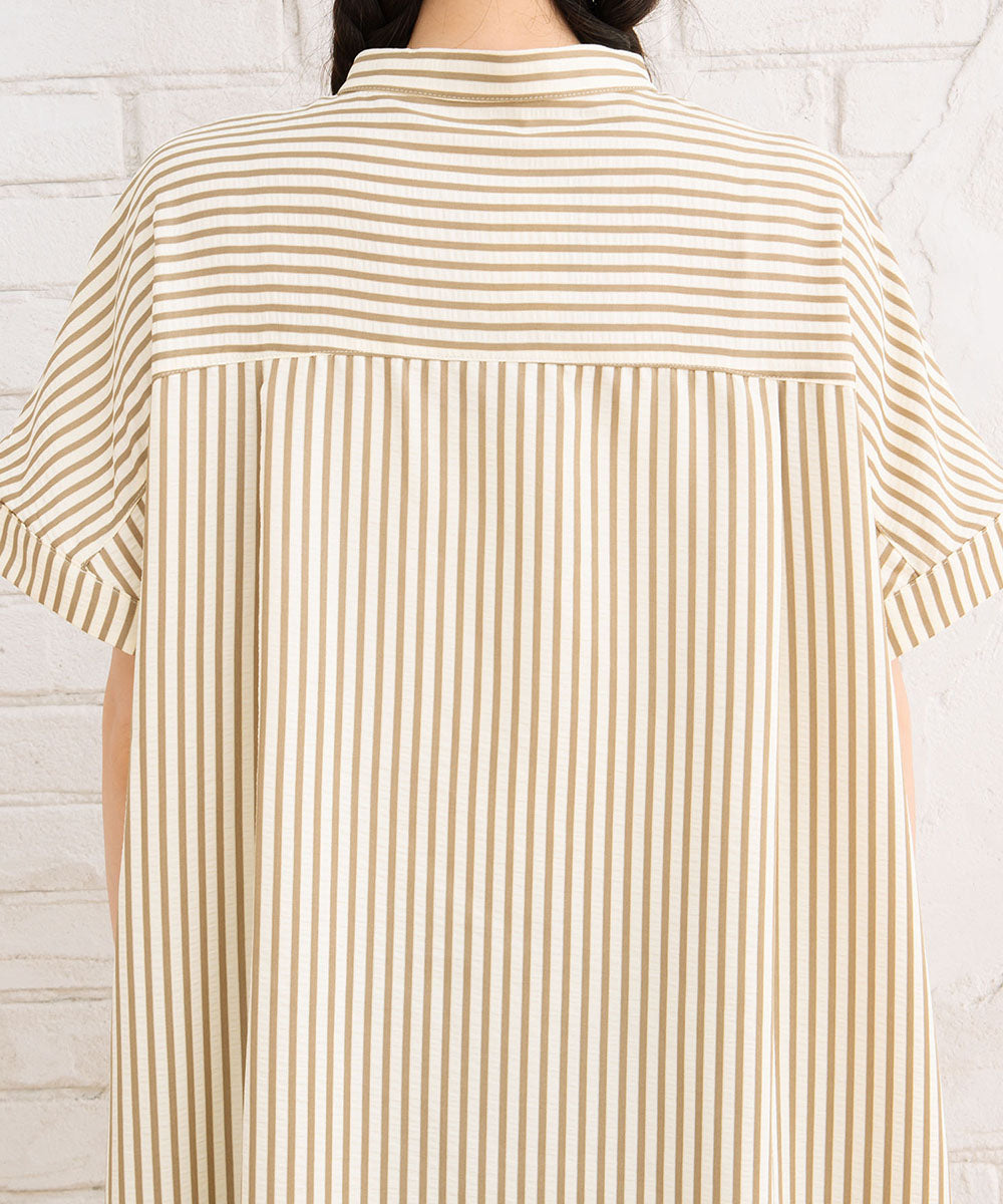 FONTLAB ドビーストライプサッカーワンピース