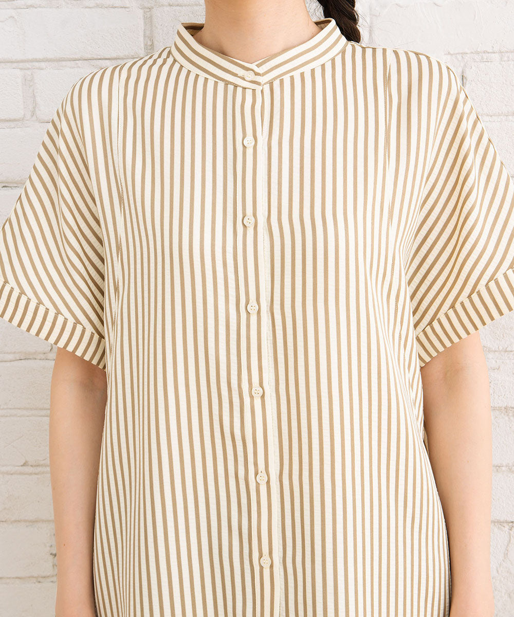 FONTLAB ドビーストライプサッカーワンピース