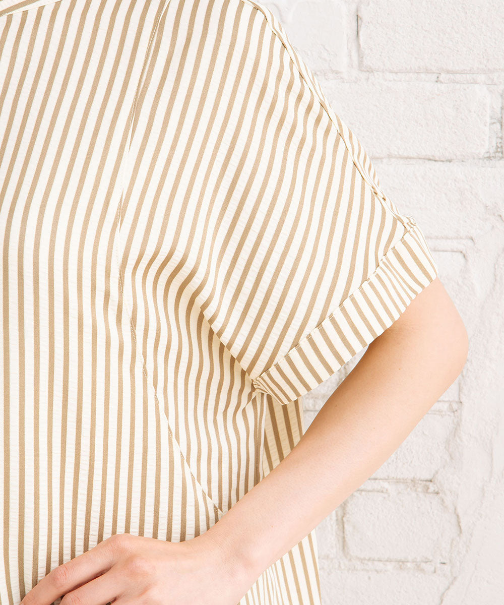 FONTLAB ドビーストライプサッカーワンピース