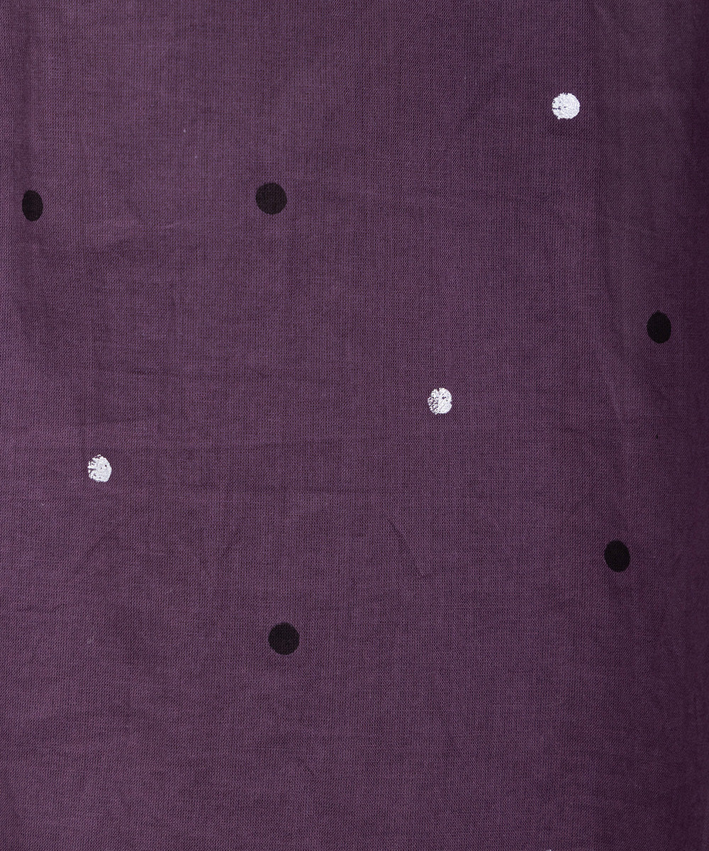 21号(6L～) ホイルドットプリントキーネックワンピース