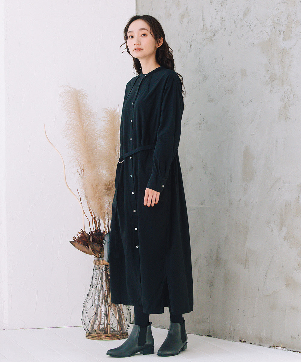 大きいサイズ レディース シャツワンピース ロング ベルト付き ｜大きいサイズ レディース ブランド 通販 安い WEB限定 カジュアル コーデ ファッション