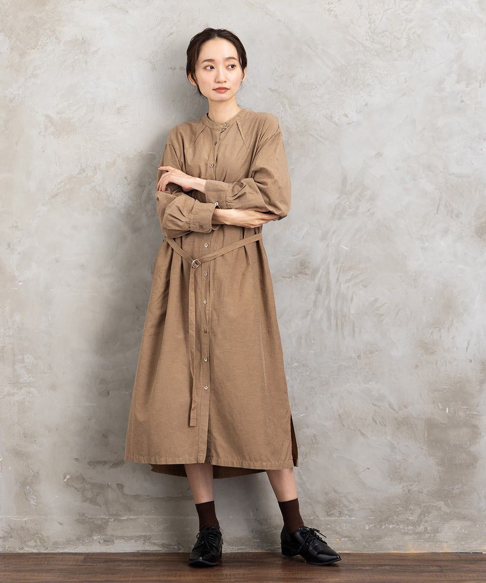 LIYOCA [30th]キュプラ混タックワンピース