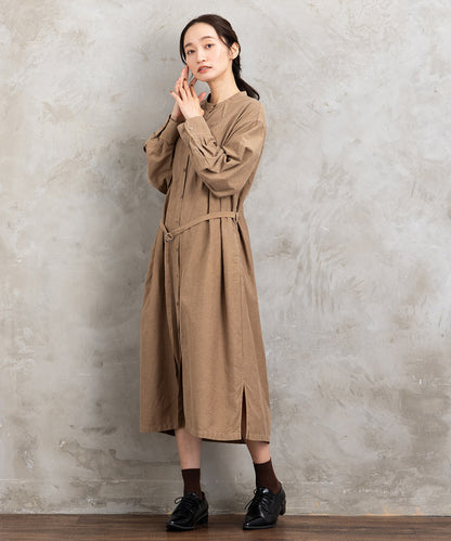 LIYOCA [30th]キュプラ混タックワンピース