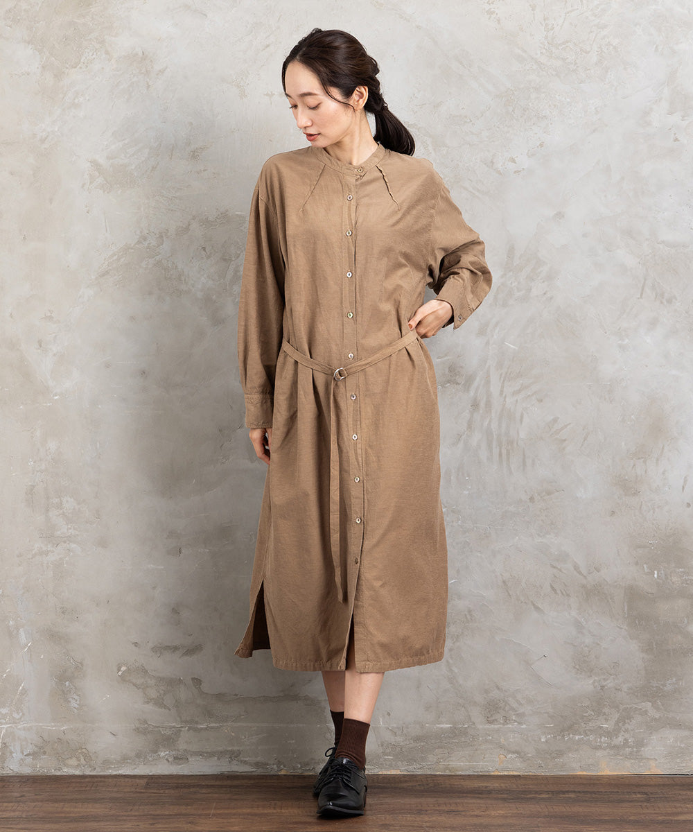 LIYOCA [30th]キュプラ混タックワンピース