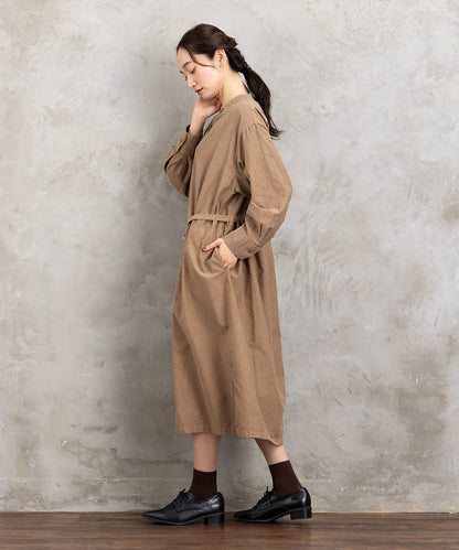 LIYOCA [30th]キュプラ混タックワンピース