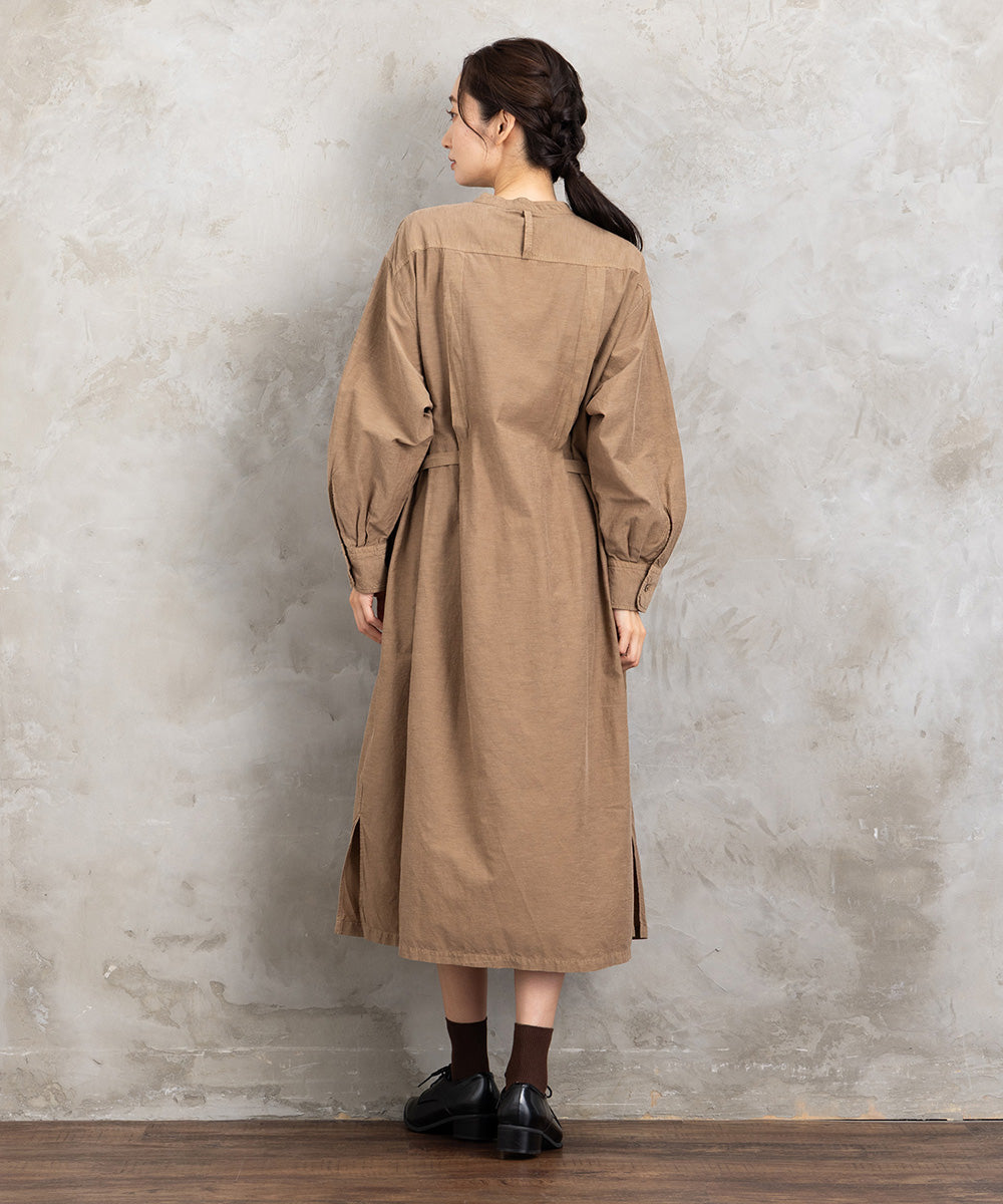 LIYOCA [30th]キュプラ混タックワンピース