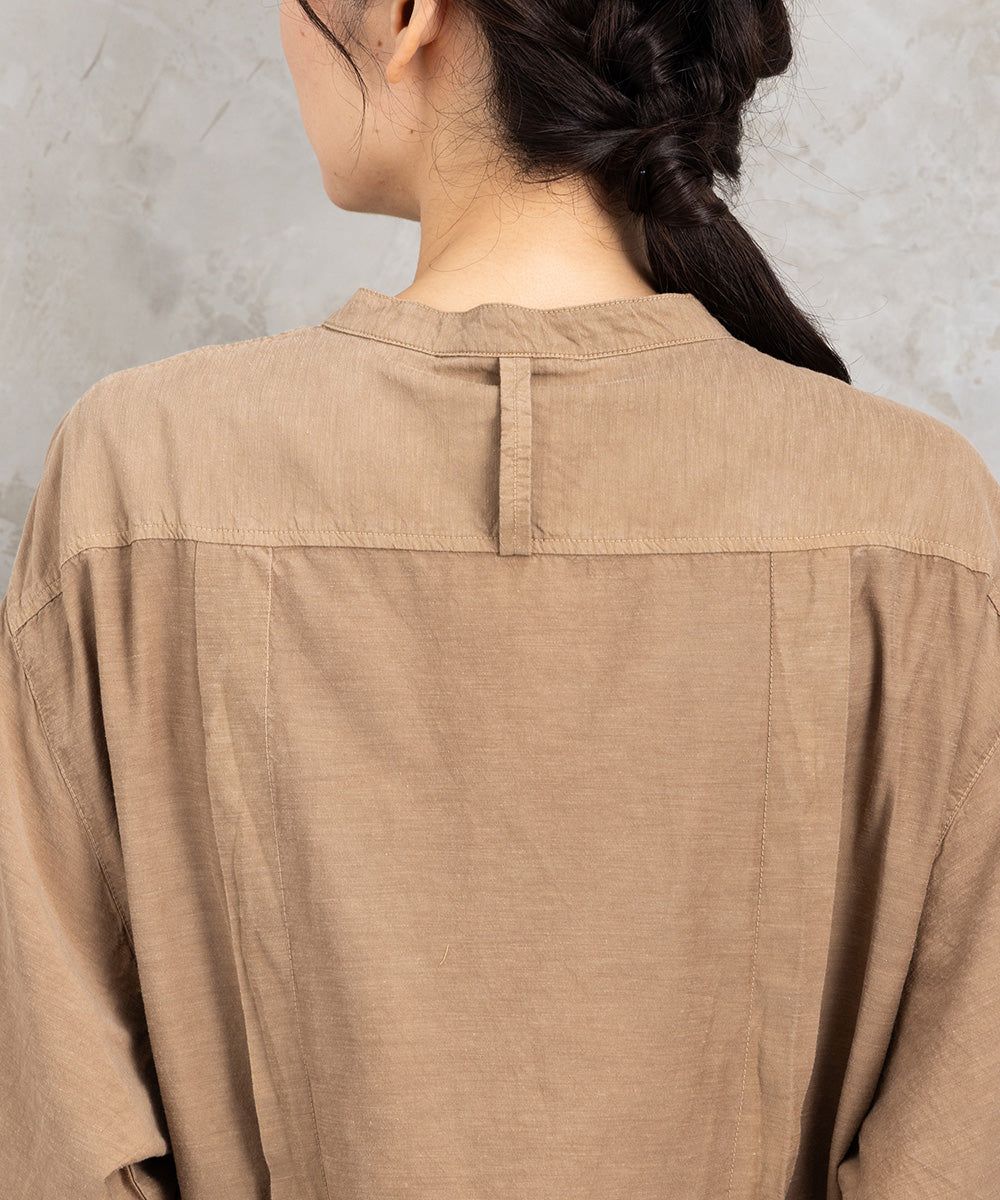 LIYOCA [30th]キュプラ混タックワンピース