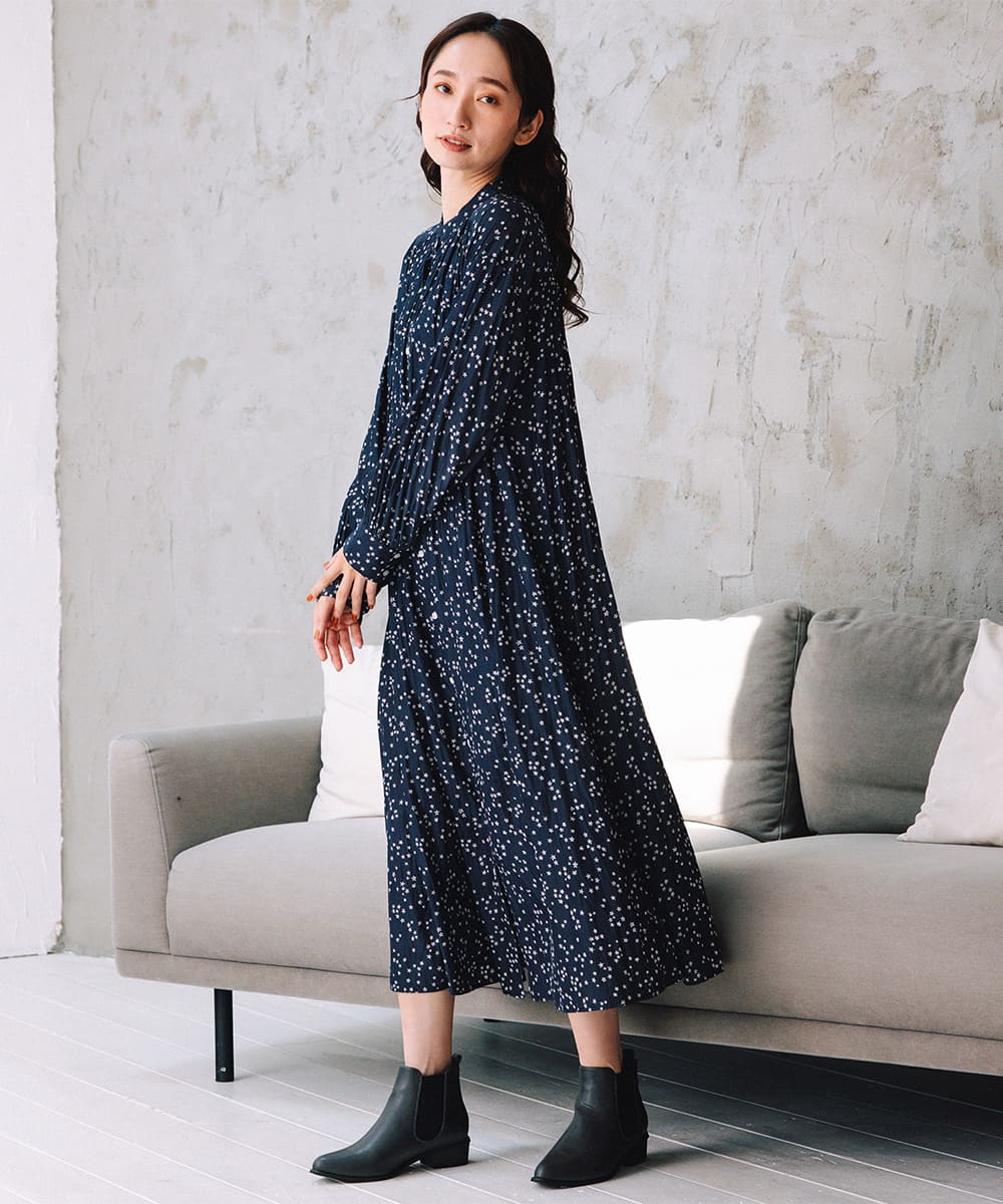 大きいサイズ レディース ワンピース スタープリント 羽織り｜sabstreet my standard(サブストリートマイスタンダード)