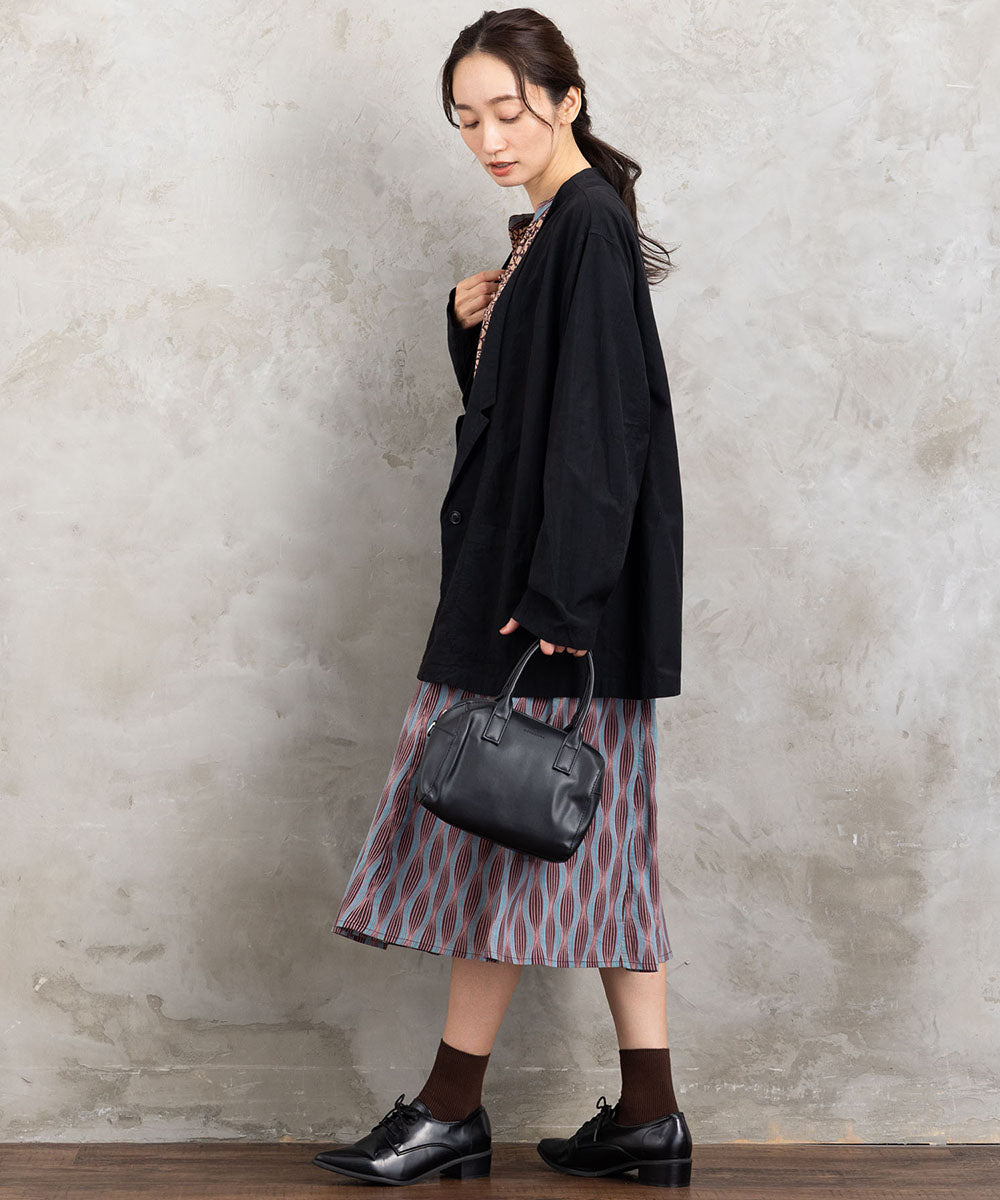 INDESIGN MIXプリントスキッパーワンピース