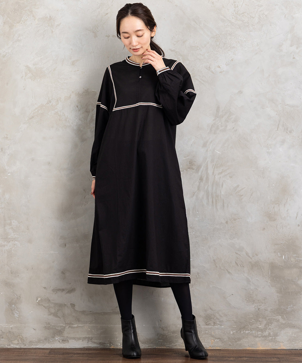 INDESIGN コードエンブロイダリーカフタンワンピース