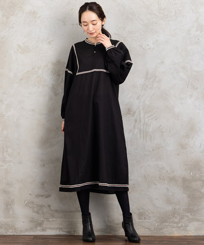 INDESIGN コードエンブロイダリーカフタンワンピース