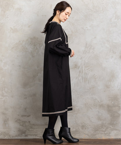 INDESIGN コードエンブロイダリーカフタンワンピース