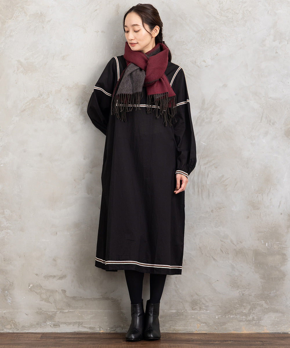 INDESIGN コードエンブロイダリーカフタンワンピース